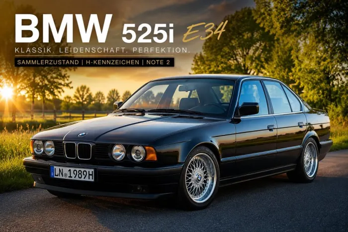 BMW 525I Automatik/ 2-teilige BBS Alus/ ROSTFREI
