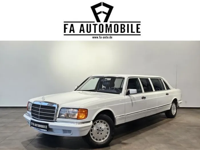 Mercedes-Benz 500 SEL Pullman 1.Hand Oldtimer Schiebedach Alu