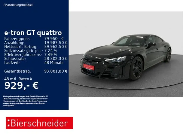 Audi e-tron GT LASER PANO HuD B&O 360