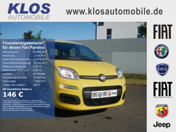 Fiat Pandina PANDA ICON HYBRID 1.0 GSE 65PS PDC RADIO