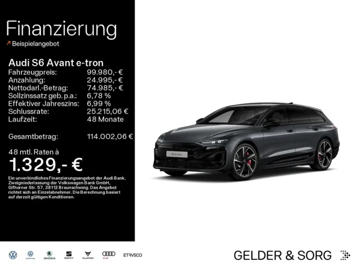 Audi S6 Avant e-tron 613km/WLTP*AHK*Air*B&O*Pano*HuD