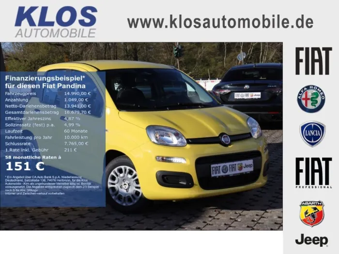 Fiat Pandina PANDA ICON HYBRID 1.0 GSE 65PS PDC RADIO