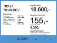 Leapmotor T03 37 70 kW BEV ACC+Navi+Pano+SD+Kam.+KeyLess