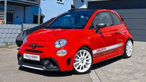 Abarth 595C esseesse Akrapovic Brembo Beats Rosso VOLL!