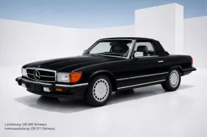 Mercedes-Benz R107 SL 560 Bestellfahrzeug frame-off