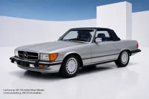 Mercedes-Benz R107 SL 560 Bestellfahrzeug frame-off