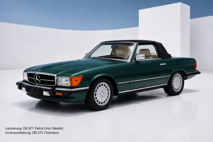 Mercedes-Benz R107 SL 560 Bestellfahrzeug frame-off