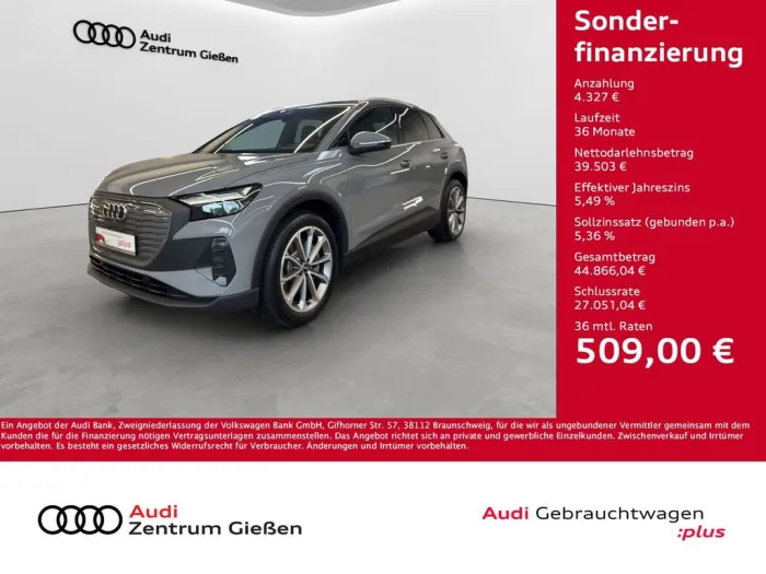 Audi Q4 40 e-tron AHK Rückfahramera ACC