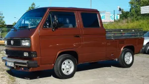 Volkswagen T3 EINZELLSTÜCK PICK UP TRUCK !VOLL LEDER *GAS*