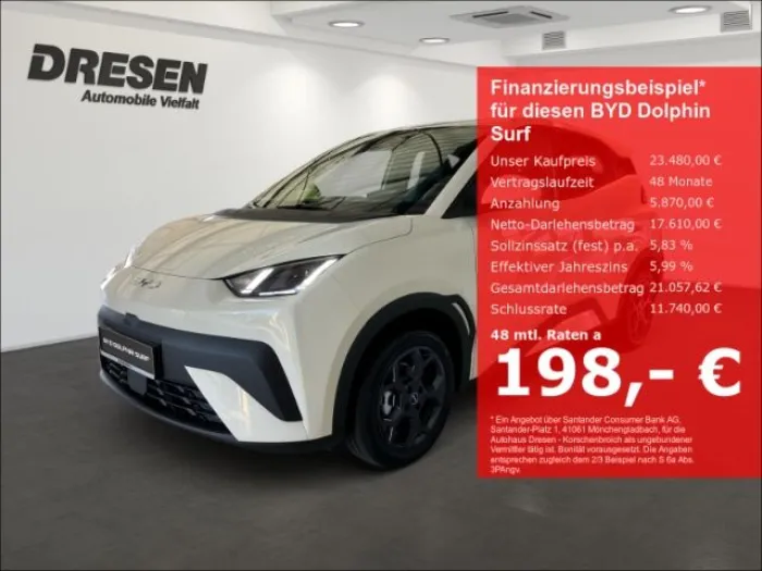 BYD Dolphin Surf Boost/Regensensor/Klimaanlage/Navi/