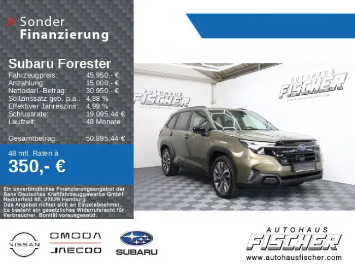 Subaru Forester 2.0ie Platinum 4x4 Leder Schiebedach Na
