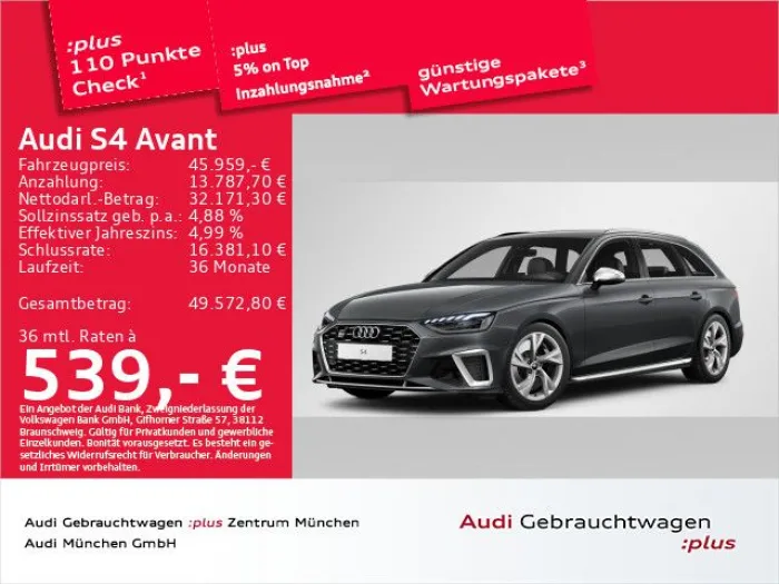 Audi S4 Avant TDI Navi+/PDC+