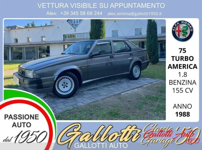 Alfa Romeo 75 TURBO AMERICA