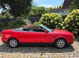 Audi 80 Cabriolet 2.0 rot, 1993er top Oldtimer 