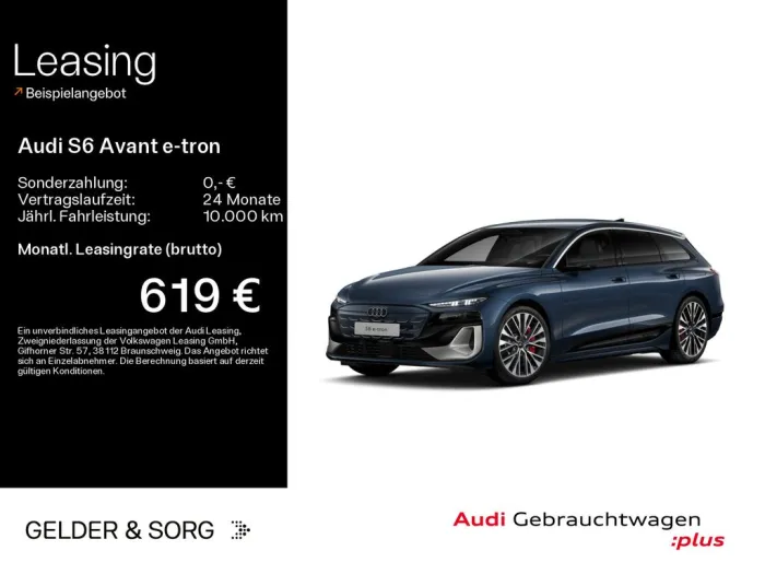 Audi S6 Avant e-tron quattro 625km/WLTP*Air*B&O*HuD*