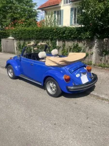 Volkswagen Käfer 1303 Cabrio, Bj. 4/1978, riffblau