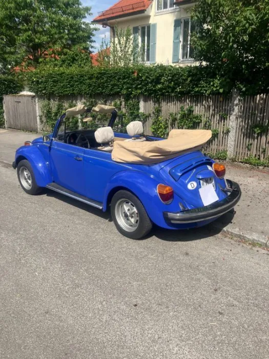 Volkswagen Käfer 1303 Cabrio, Bj. 4/1978, riffblau