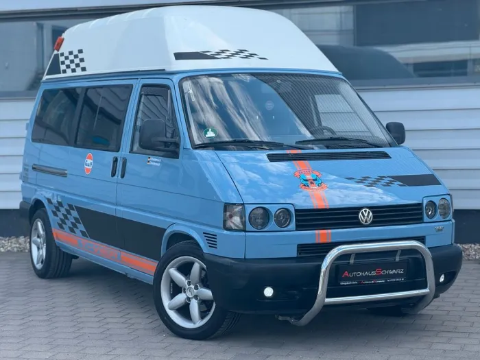 Volkswagen T4 2.4d WoMo AHK Alu Leder Rampe Hoch+Lang