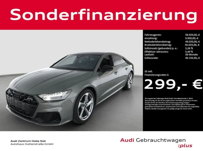 Audi A7 Sportback 45 TFSI S line UPE101 MATRIX PANO B