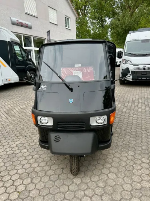 Piaggio APE 50 Kasten Stahl schwarz