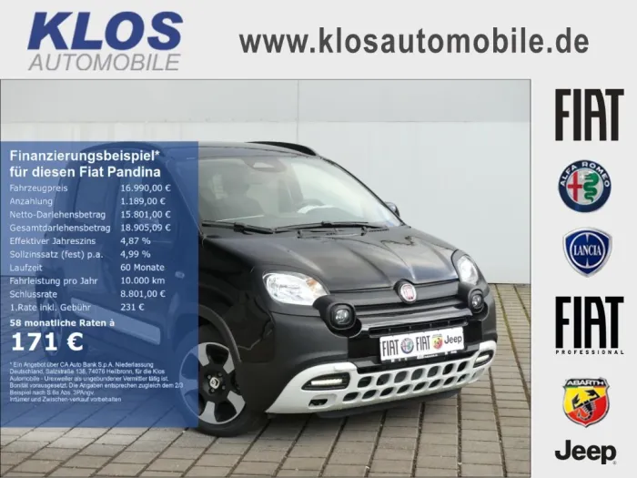 Fiat Pandina PANDA CROSS HYBRID 1.0 GSE 65PS CARPLAY 