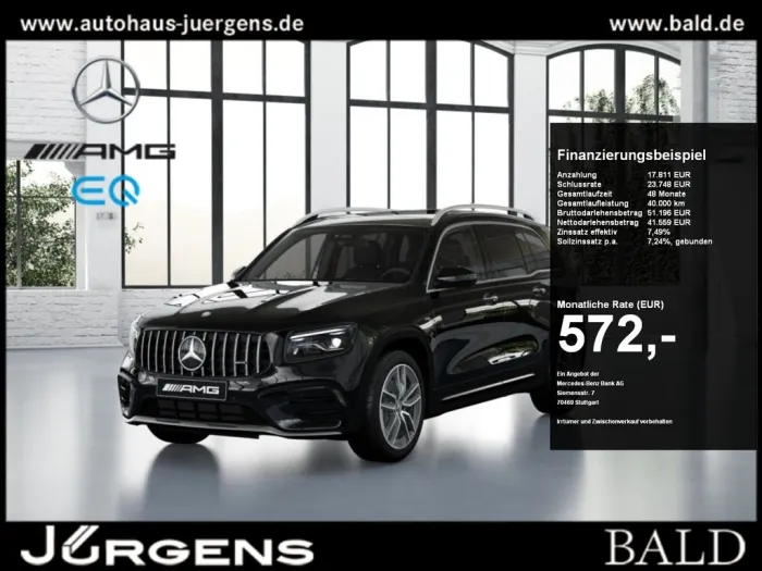 Mercedes-Benz GLB 35 4M AMG+AHK+Sthzg+Burm+Pano+Distr+MLB