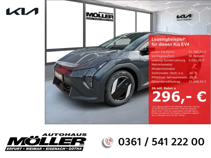 Kia EV4 81,4kWh Earth WP 360°Kamera Navi Totwinkel H
