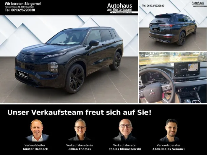 Mitsubishi Plug-in Hybrid Outlander PHEV 2.4L Black HUD Sta