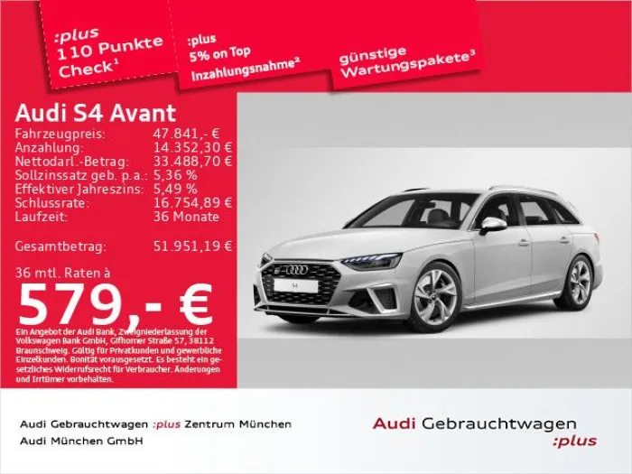 Audi S4 Avant TDI Navi+/ACC