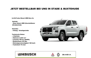 Mitsubishi L200 2,4 Bi Turbo Diesel  Doppelkabine DIAMANT