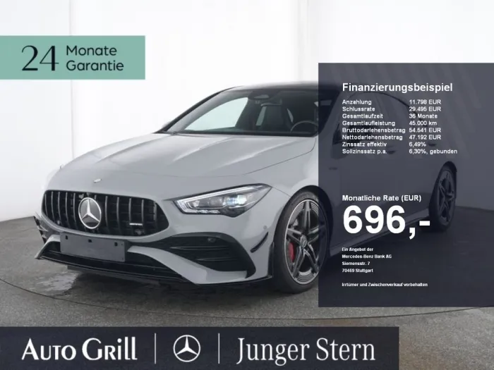 Mercedes-Benz CLA 35 AMG 4M Prem+ MY26 PerfSitz RIDE Burm Pano