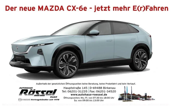 Mazda CX-6e EV Elektro Heckantrieb Takumi