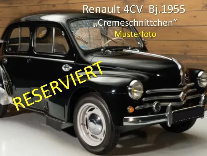 Renault 4CV Restaurations-Projekt