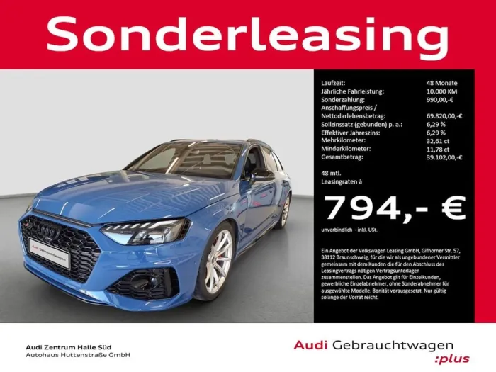 Audi RS4 Avant qu MATRIX PANO B&O RS-AGA AHK