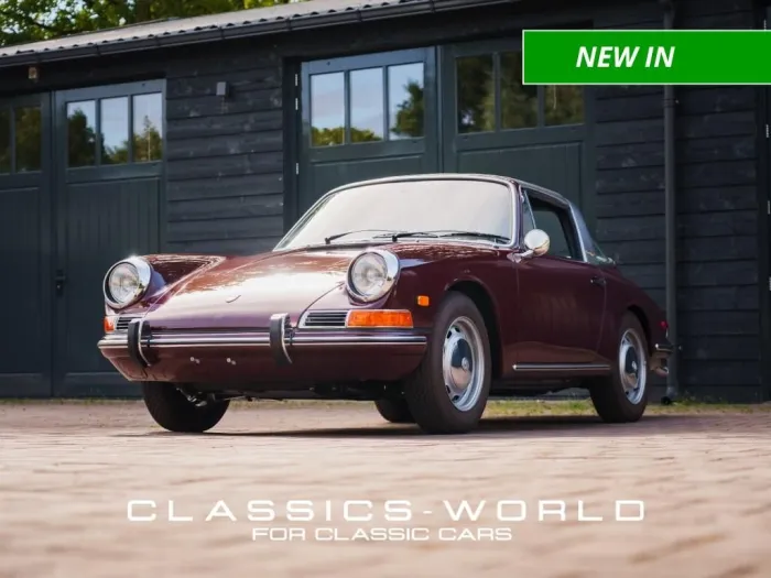 Porsche 912 Targa Fully Restored Burgundy Red