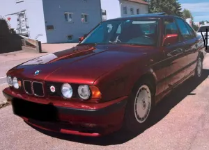 BMW 530i E34  Schalter-Calypsorot- 1. Hand-Unfall