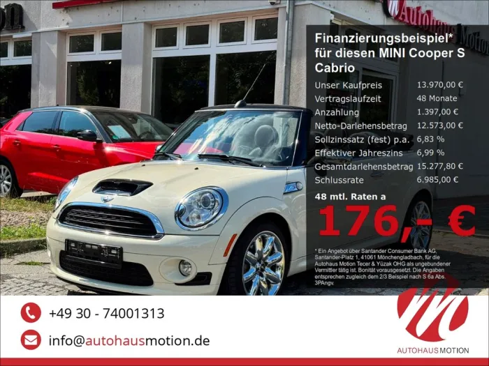 MINI Cooper S Cabrio Chili Navi HarmanKardon Bi-Xenon