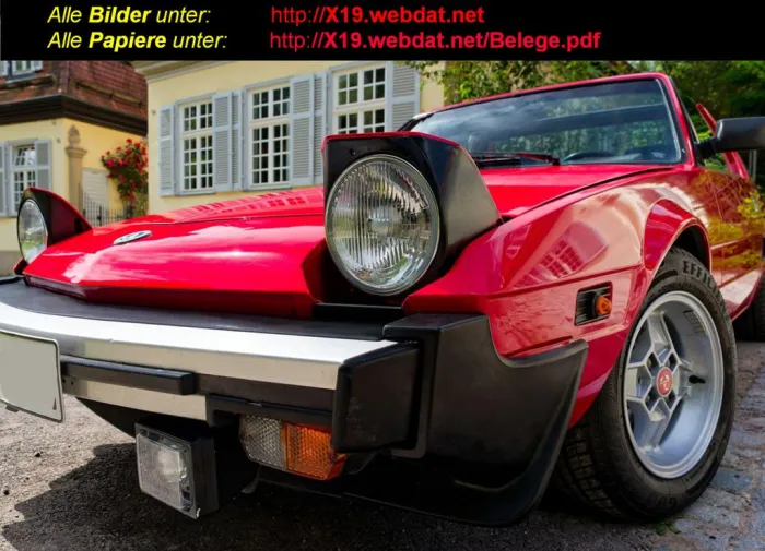 Fiat X 1/9 five speed