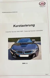 BMW i8 Pure Impulse - Wertgutachten 115.000 €