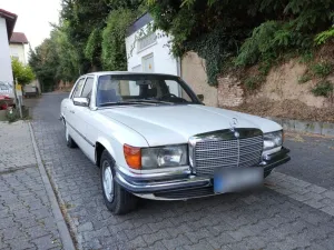 Mercedes-Benz W116 350 SE polizeiweiss H-K...