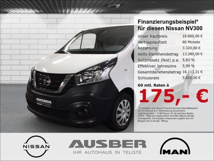 Nissan NV300 Kastenwagen L2H1 2,9t COMFORT AHK Apple Ca