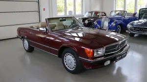 Mercedes-Benz 560 SL,  R107 hintere Sitzbank, Sitzheizung