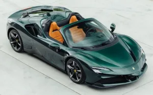 Ferrari SF90 Spider - Verde Zeltweg, Cuoio, Daytona