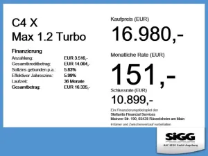 Citroën C4 X Max 1.2 Turbo ***Vollausstattung!!!***