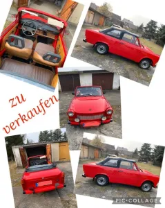 Trabant Kult-Oldtimer: Trabant Cabrio Rot