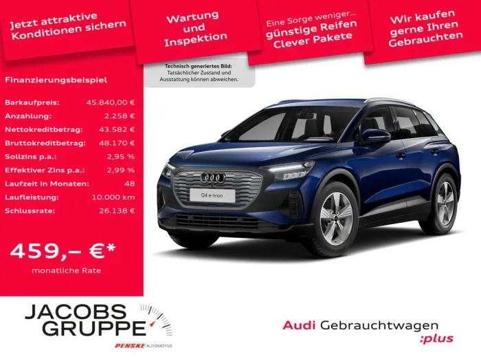 Audi Q4 45 Dynamik+/Wäpu/Kamera/ACC/LED/Navi e-tron