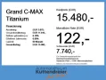 Ford Grand C-MAX Titanium Navi Kamera Bi-Xenon SHZ PD