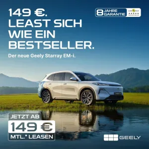 Geely Starray EM-i Max+   VOLL - Aktionsleasing!