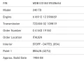 Mercedes-Benz 240 TD T-Modell Kombi W123 Penta Klima Tausch