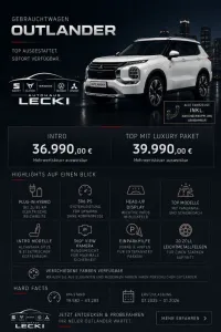 Mitsubishi Outlander 2.4 PHEV S-AWC Top *PANO*LEDER*HEADUP*